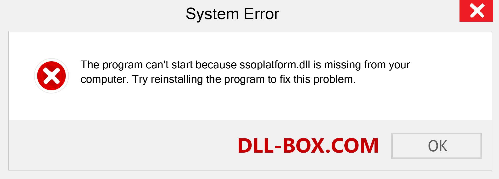  ssoplatform.dll file is missing?. Download for Windows 7, 8, 10 - Fix  ssoplatform dll Missing Error on Windows, photos, images